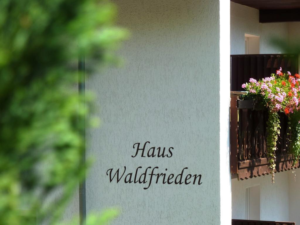 Pension Haus Waldfrieden, Meinecardplus Inklusive ヴィリンゲン エクステリア 写真